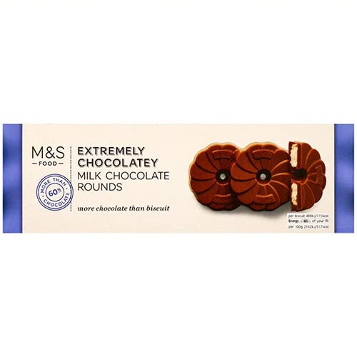 Marks and Spencer Extremely Chocolatey Milk Rounds 200g