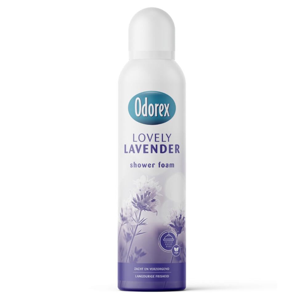 6er Pack - Odorex Duschschaum – Lavendel – 200 ml