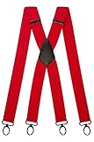 Mehrzweck: Tragen Sie die Hosenträger zu Arbeitshosen oder Anzügen.
