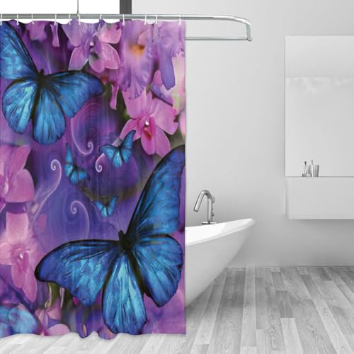 Rideau de douche en polyester de qualité supérieure à œillets - 4