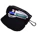 Cosmos Black Neoprene Utility Storage Case Pouch Bag Pen Holder Zipper Travel Carry Bag