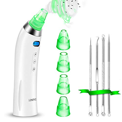 Blackhead Remover Vacuum Pore Cleaner - Electric Pore Vacuum Blackhead Comedone Acne Extractor,USB