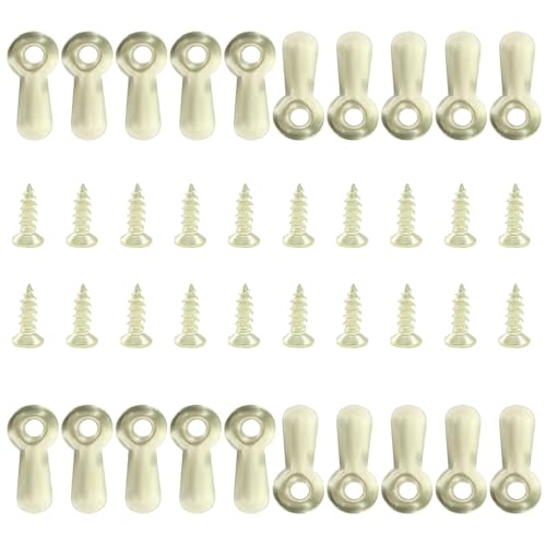 Image of Jiozermi 100 Pcs Metal Picture Frames Turn Button Fasteners with 100 Pcs Screws, Photo Frame Hardware Photo Frame Clips for DIY Frame Drawing Picture Photos Posters (Gold)