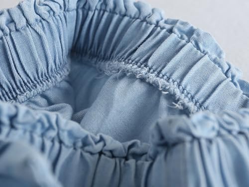 Image of Toddler Girls Capri Pants Lightweight Palazzo Wide Leg Summer Pants 3-10 Years