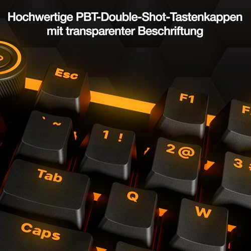 be quiet! Light Mount Silent Linear DE ISO Gaming Tastatur, mit ARGB – Ansicht 4