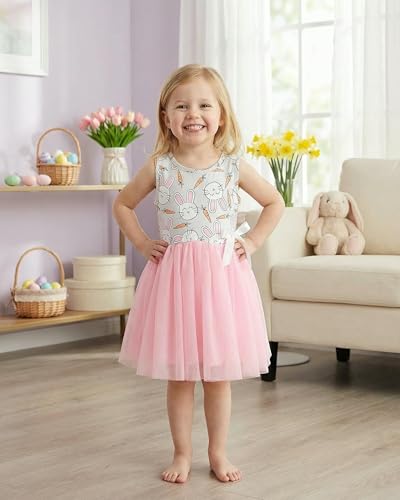 Image of Girls Sleeveless Tulle Toddler Tutu Dress for Girls