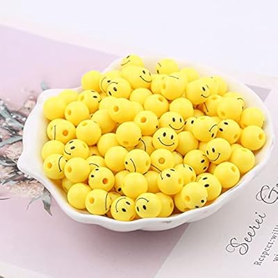 100 PCS Round Smiley Face Beads DIY Happy Face Nigeria Ubuy