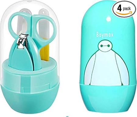 Chinmay Kids Baby, Infant and Toddler Grooming Nail Cutter Kit with Scissors/Baby Nail Clipper Safety Cutter & Manicure Pedicure Care Kit (Sky Blue)