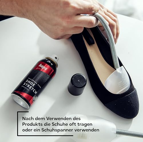 Leather Shoe Stretch Foam Spray, Stretches Stiff Shoes and Eliminates Pressure Points, Boot Expander, Ideal for New Shoes, by Kaps