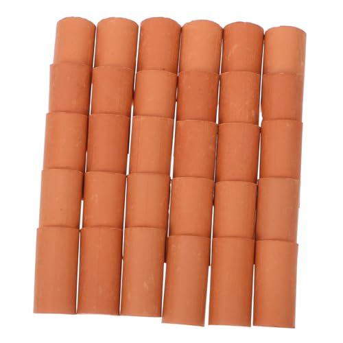 BESPORTBLE 30 Piezas Laminas De Ladrillos En Miniatura Modelo De Tejas para Casa De Muñecas Manualidades Y Construcción Creativa Reutilizable Y Realista
