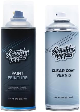 ScratchesHappen Exact-Match Spray Paint - Deep Crystal Blue Mica (42M) for Mazda - Essential (Paint + Clear Coat)