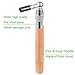 Luvay Piano Tuning Kit Tools (10 items) Professional Hammer/Lever, (Felt) Mutes, Fork