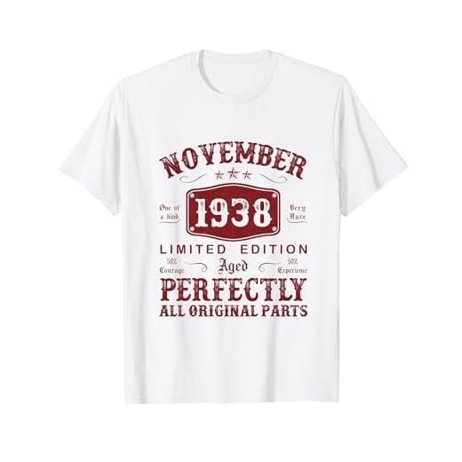 Noviembre 1938 86 Años Cumpleaños Hombre Hecho En 1938 Camiseta