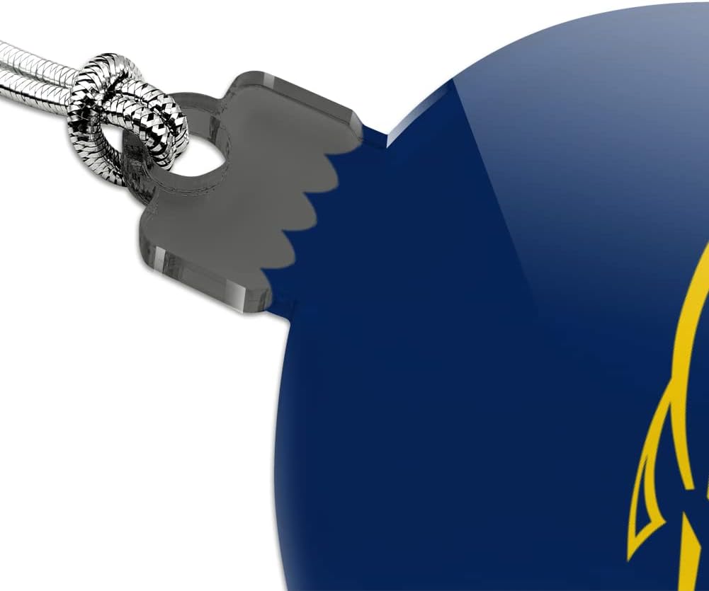 GRAPHICS & MORE University of Toledo Rockets Logo Acrylic Christmas Tree Holiday Ornament - Image 2