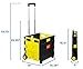 Mount-It! Rolling Utility Cart, Folding Collapsible Crate with Telescoping Handle and Durable Wheels, 55 lb Capacity, Portable Handcart for Groceries, Office, Teacher, and Travel Use