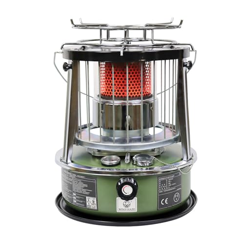 Calentador portátil de queroseno, solución de calefacción fiable para camping, barbacoa y pesca en hielo, para uso en exteriores y en el hogar