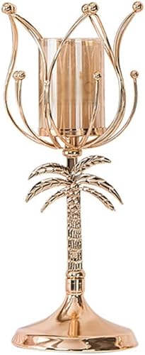 Portavelas de aromaterapia portavelas para el hogar accesorios para cenas luz nórdica romántica luz de lujo americana candelabros tamaño latón