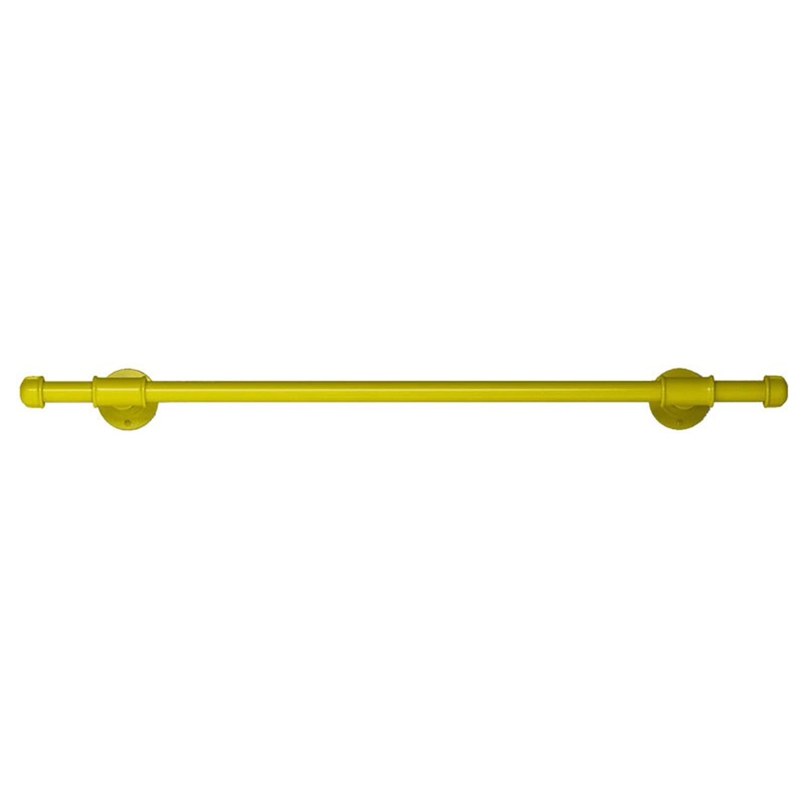 Main courante d'escalier 2m40 jaune fixe pour rampe de couloir intérieur et loft