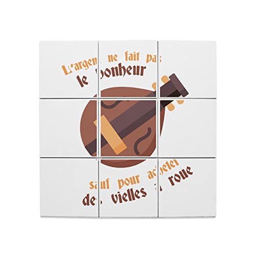 Carreaux céramique 20x20 cm pour habiller un mur vide style médiéval