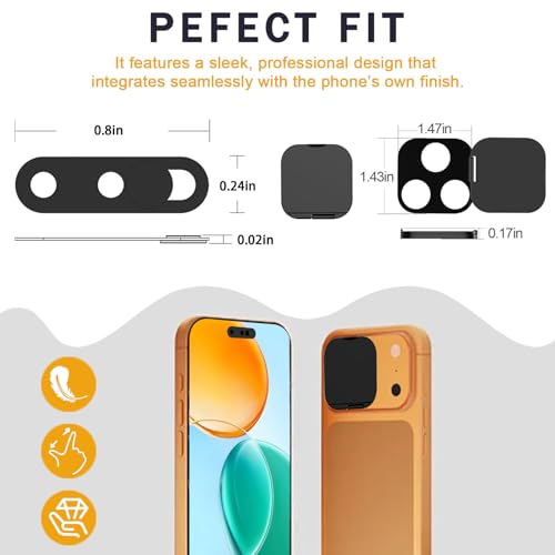 Privacy Cover, Camera Cover Compatible for iPhone 17 Pro/17 Pro Max by MakLuen - Used condition - Image 4