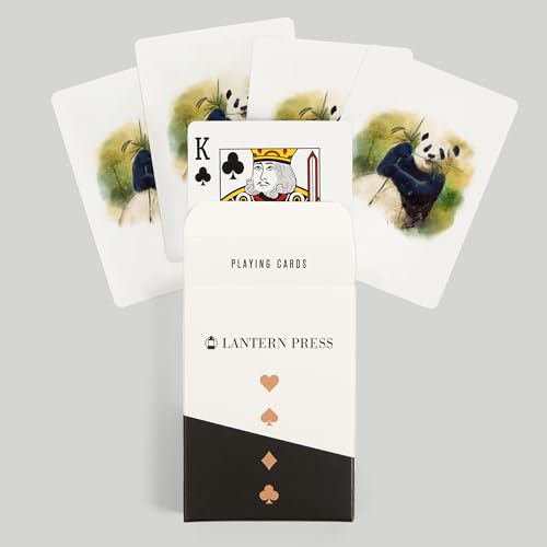 Baraja de Poker Panda Acuarela 52 Cartas para Adultos miniatura 6