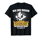 Fliesenleger Handwerker Mosaikleger Werkzeug Fliesenleger T-Shirt
