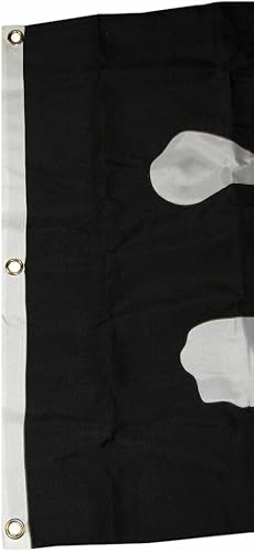 Miniatura 4 de Premium 3x5 Embroidered Sewn Pirate Scarf Synthetic Cotton Flag 3'x5'