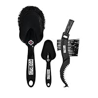 【日本正規品】 Muc-Off(マックオフ) 自転車 ブラシ3点セット [SOFT WASHING/DETAILING/CLAW BRUSH 3点]