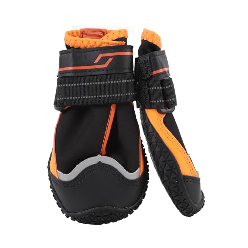 Botas Resistentes à água para Cães, Botas para Cães à Prova de Derrapagem, 4 Peças, Durabilidade Lon