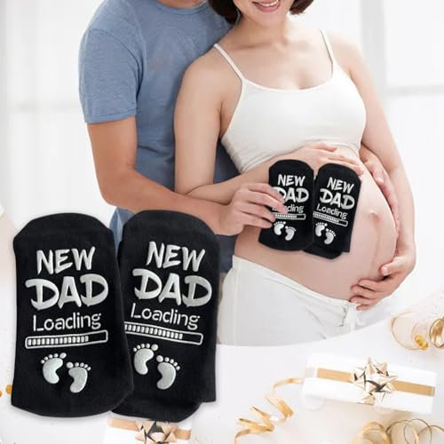 Calcetines para papá regalos día del padre y futuros padres en negro talla única 7