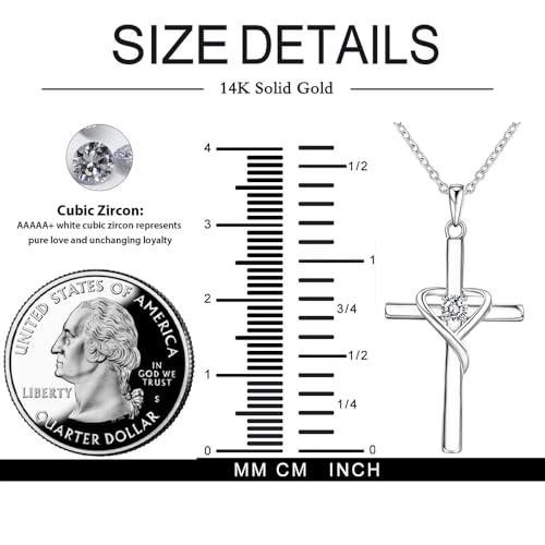 Elegant 925 Silver Cross Necklace for Women and Men,Perfect for Easter or Holiday Gifts3