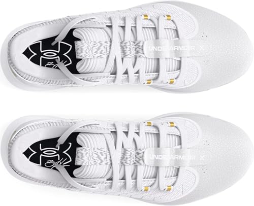 Under Armour Harper 9 TPU JR - Boys' Grade School (White/Metallic Gold/White)2