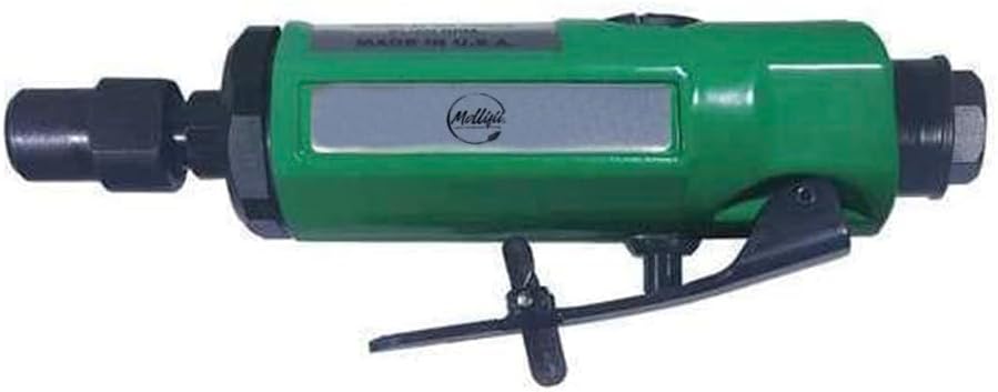 Straight Die Grinder, 1/4 in NPT Female Air Inlet, 1/4 in Collet, Heavy Duty, 25,000 RPM, 0.4 hp, Mfr: 45YY22-A