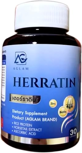 Aglam HERRATIN Hair care Hair growth Reduce hair loss 30 capsules