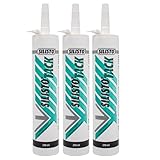 SILISTO TACK Montagekleber 290ml - 1K MS-Polymer-Klebstoff mit hoher Anfangshaftung - (3, Weiß)