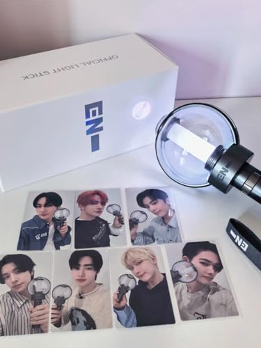 GDOU ENHYPEN Lightstick Ver 2 oficial con Bluetooth Contral y con 7 tarjetas...