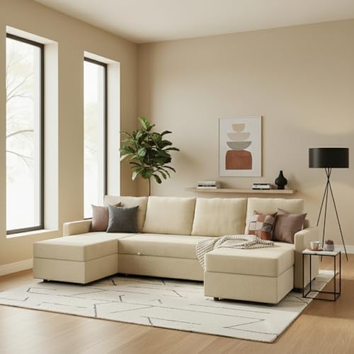 EMME HOME Sofá Cama panorámico de Doble