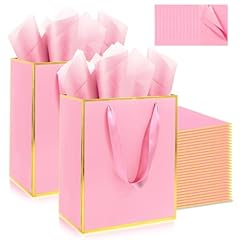 Pink with Gold Foil Trim