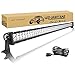 SKYWORLD Barra luminosa da 52 pollici 132 cm a LED da 300W, luce di lavoro fuoristrada impermeabile a fascio combinato inondazione con kit di cablaggio per camion ATV SUV 4x4 Truck Driving Lamp