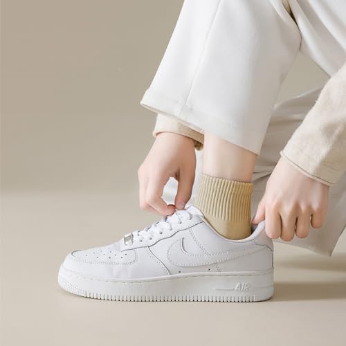 Image of MAGIARTE Womens Mini Crew Ankle Socks Athletic Casual Cotton Socks for Women