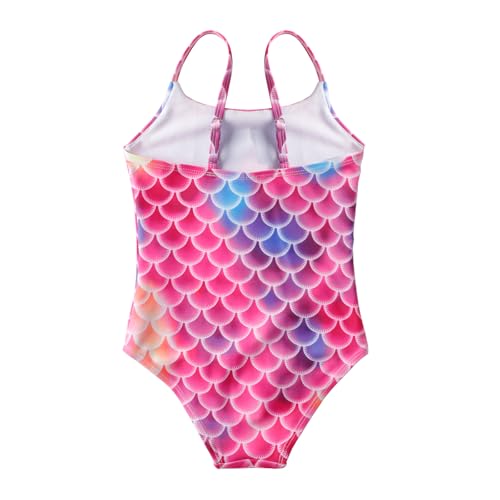 LIZENS Girls One Piece Seach Sathing Suit Mermaid Swimwear Multicolor Kids Quick Dry 2-12 Years2