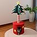 Gralara Christmas Tree Cat House Activity Center Lightweight Versatile for Home Decoration Cute Pet Toy 13.7x33.5inch