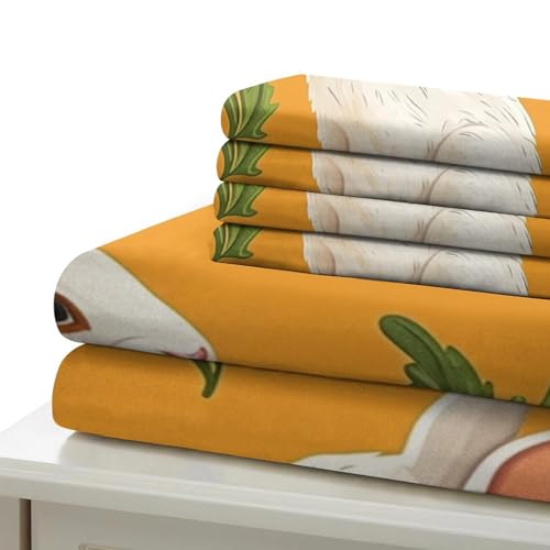 Housse de couette lapin 140x200 microfibre 3D avec taies - 6