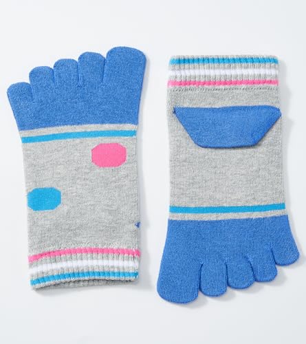 Image of Women Toe Socks 5 Finger Cotton Wicking Athletic 6 Pack 3 Pack