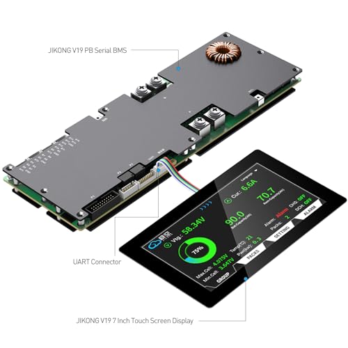 Image of JKBMS 7 Inch LCD Display Screen for PB Series Version V19 Home Energy Storage Inverter (LCD-7.0-TTL-P)