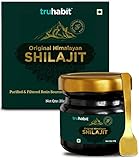 TruHabit Original Himalayan Shilajit Resin Organic Fulvic Acid Supplement(20g/ 0.7oz), Natural Shilajit Pure Himalayan Organic, Tested for Purity & Potency, (20 gm)