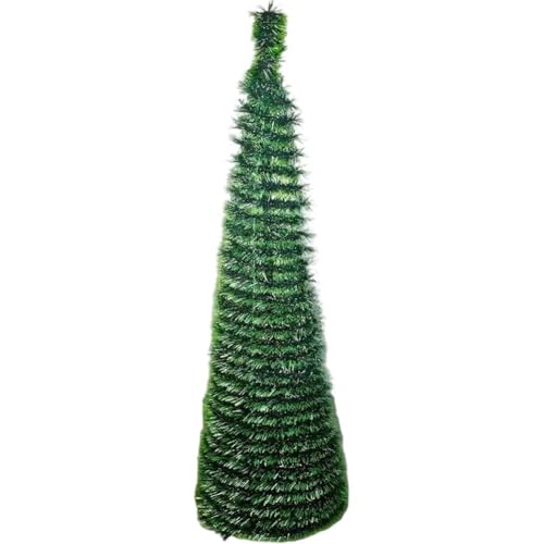 Árbol de navidad de 150 cm plegable para ahorrar espacio en pisos pequeños 2