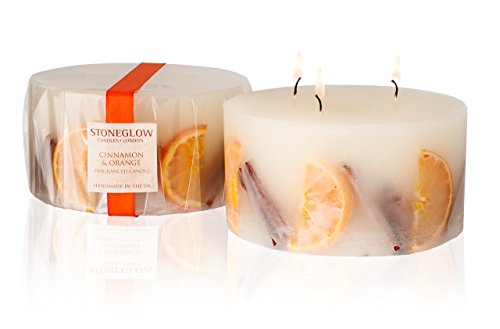 Stoneglow - Candela profumata, fragranza cannella