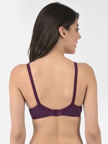 Image of Softline Women's Cotton Blend Wire-Free Non-Padded Plunge Bra Combo | Comfortable & Breathable Everyday Wear (Pack of 2)