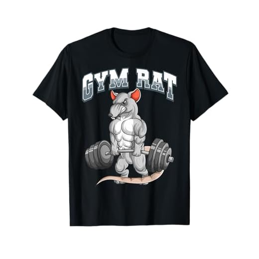 Gym Rat Fitness Bodybuilding Camiseta